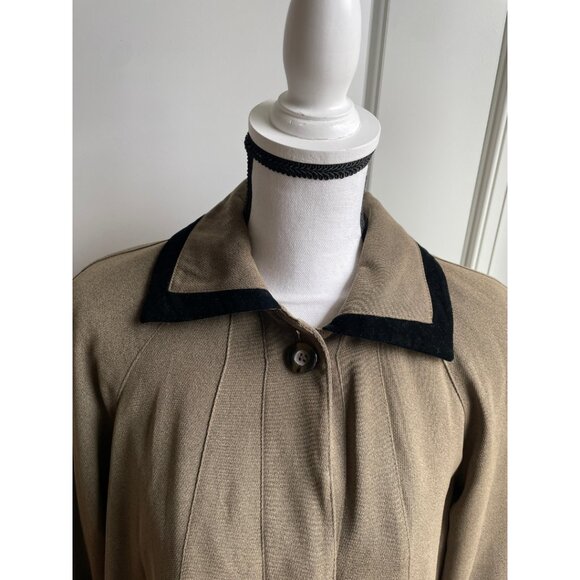 Fleet Street Vintage Tan Coat Dress - Size 8 - Picture 5 of 9